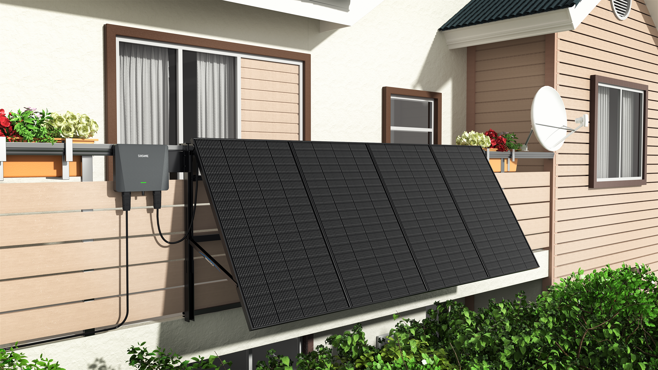 What kind of household is balcony PV suitable for?