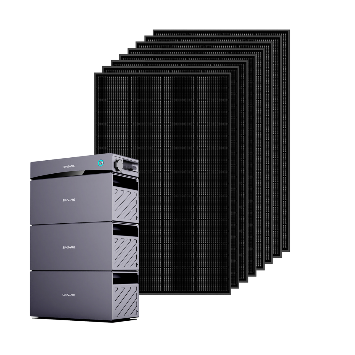 Glory Balcony Solar System 2000W with 4578Wh Storage