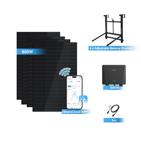Ray Balcony Solar System 200W~1200W Adjustable Bracket