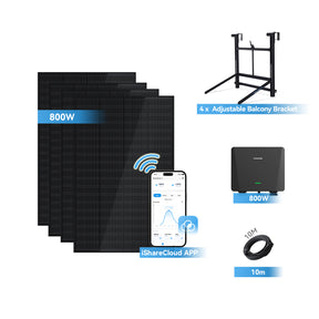 Ray Balcony Solar System 200W~1200W Adjustable Bracket