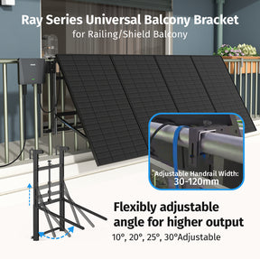 Ray Bracket for Solar Panel with Angle Adjustable