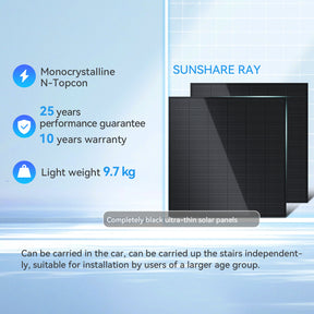 Garden or Flat Roof Solar System 855W