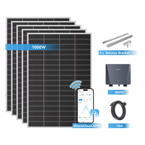 Ray Lite Balcony Solar System 200W~1200W