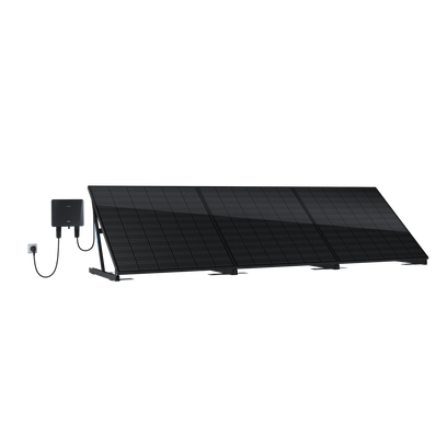 Flat Roof, Garden, Ground Solar System 855W