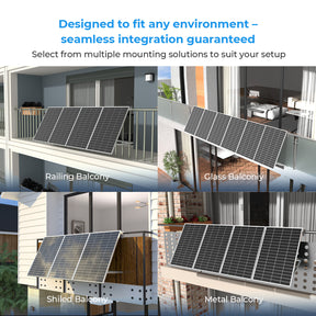 Ray Lite Balcony Solar System 200W~1200W
